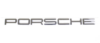 Schriftzug "Porsche" Verchromt