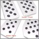 Einstellbares Gaspedal silber mit Noppen, 911/912/914/930/964/993 1965-98