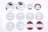 Jeu fonds de compteurs noirs 964 / 965 3,3L / 993 C2/4 ,RS