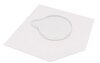Adhesive foil rain sensor windscreen