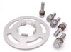 Wheel Spacer rear - 7mm - Hub Centric - Anodized with Bolts - Silver - Sold Individually