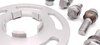 Wheel Spacer rear - 7mm - Hub Centric - Anodized with Bolts - Silver - Sold Individually