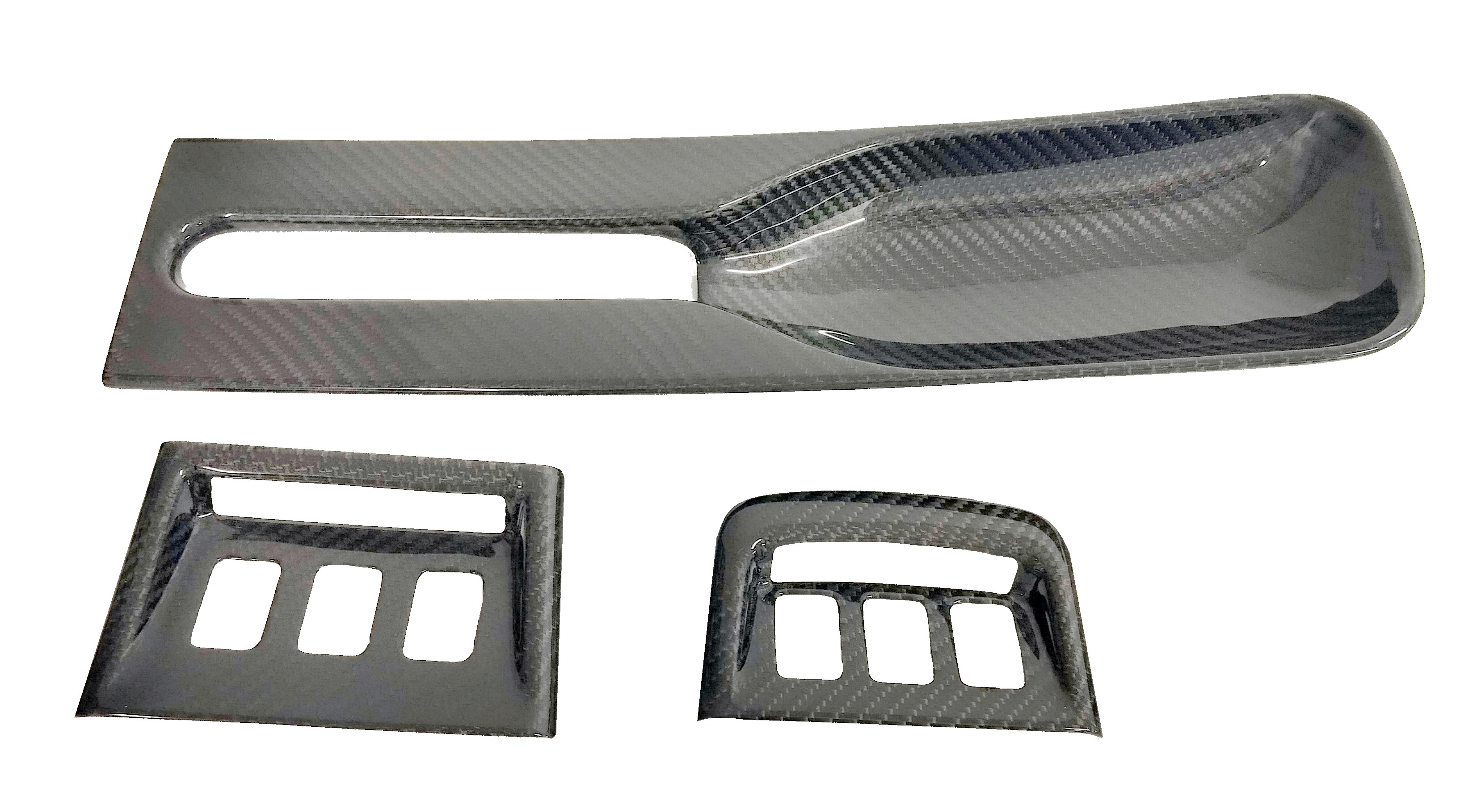Center Console Set 964 / 993 - Carbon Overlay - 444044800600