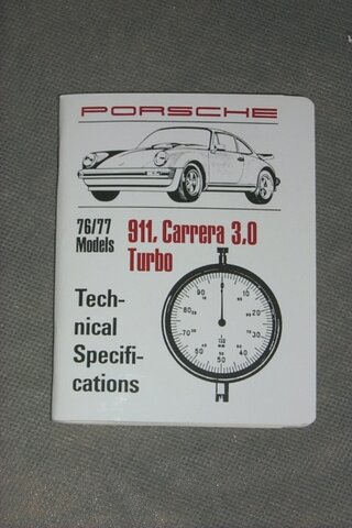 Tech Spec.Book 911 76-77