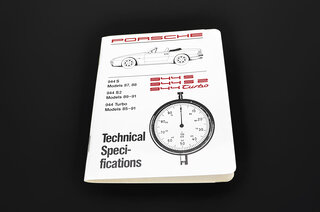 Technisches Handbuch 944, S2, Turbo 85-91
