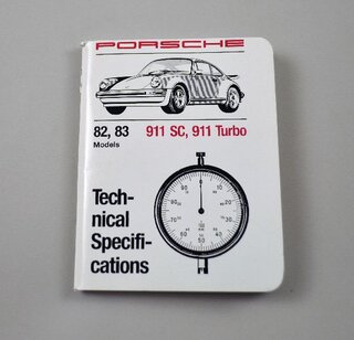 Tech Spec. Book 911/930 82-83