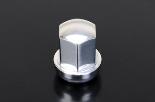 Radmutter Aluminium chrom