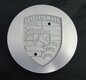 Center Cap - Matte Silver with embossed Porsche crest