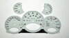 FVD Brombacher Instrument Face Set 997.1 Turbo - White - Tiptronic - MPH - Fahrenheit - With Logo
