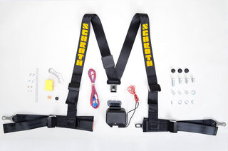 Schroth 3 Punkt Gurt ASM autocontrol 2 schwarz links