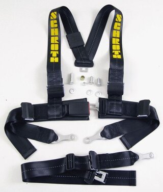 Schroth 3-point belt black Rall 3 ASM left