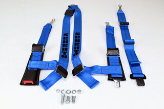 Schroth 3 Punkt Gurt  Rally 3 ASM links blau