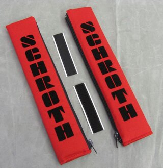 Schroth Schulter Gurtpolster Satz 50mm Rot