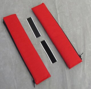 Schroth Schulter Gurtpolster Satz 50mm Rot
