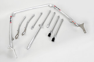 Heigo Roll Bar 993 Coupe - With Sunroof - Aluminum - Clubsport - Bolt-In - X Diagonal + Tunnel