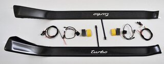 Scuff plate set carbon lighted 997 Turbo 2007-09