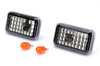 Seitenblinkersatz Klarglas Schwarz (2Stk) 911/924S/944/968/964/993