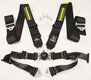 Harnais Schroth G 4 pts Profi 2 ASM 76/50mm noir FIA (extension possible en 5 ou 6 points) avec flet
