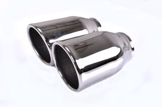Dual Outlet Sport Tips 986 Boxster 2.5 L / 2.7 L  1997-2002 - Stainless Steel - Weld On