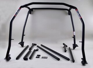 Heigo Roll Cage 964 - Steel - Sunroof - Weld-In - Door + Dash + Diagonal + Tunnel