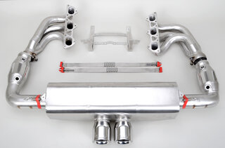Exhaust System Race 997.1 GT3/RS  "Brombacher" Catalytic Bypass