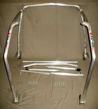 Heigo Roll Cage 964 RS - Aluminum - Without Sunroof - Weld-In - Diagonal + Tunnel