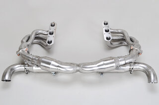 Race Exhaust System 996.2 - Brombacher Edition - Catalytic Bypass - With Turn Down Tips