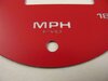 Jeu fonds de compteurs rouges 965 3,6L /993 Turbo (jeu) kmh/mph