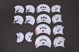 Zifferblattsatz Weiß 986/996/GT3 bis 2001, km/h, mph