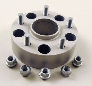 Wheel Spacer - 50 mm - Silver - Hub Centric - Sold Individually