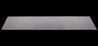 Race Gitter silber 30x133,5 cm (Wabengröße 6mmx12mm)
