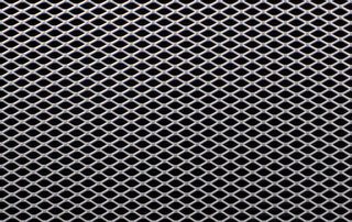 Race Gitter silber 30x133,5 cm (Wabengröße 6mmx12mm)