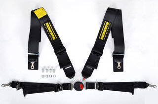 Schroth 4 Punkt Gurt Profi 2-FE ASM 75/50mm links schwarz FIA (Schraubbeschlag)