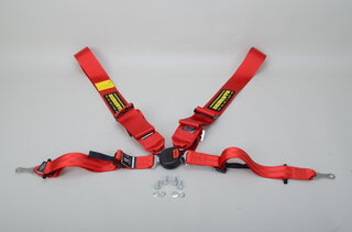 Schroth 4 Punkt Gurt Profi 2-FE ASM 75/50mm links rot FIA(Schraubbeschlag)