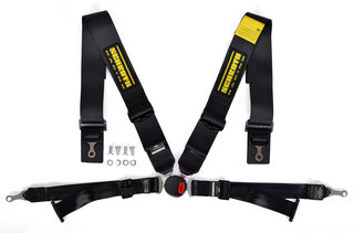 Schroth 4 Punkt Gurt Profi 2-FE ASM 75/50mm rechts schwarz FIA (Schraubbeschlag)