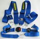 Schroth 4 point belt profi 2-FE ASM 75/50mm right blue ( Bolt -on Attachement)