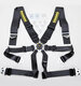 Schroth 6 Punkt Gurt Profi 3x2, 75/50mm schwarz  FIA (Pull-Up)
