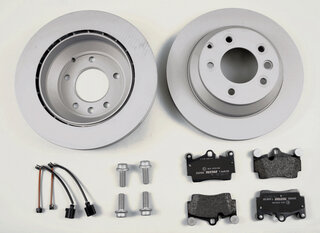 Bremsenservice-Kit komplett - HA Cayenne 955 / 957 mit 17 Zoll Bremse