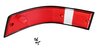 Tail Light Lens  911  / 930  1969-89 - Right - USA - Red Lens with Black Trim
