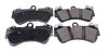 Brake pads cayenne S  front 04- 250 KW caliper black