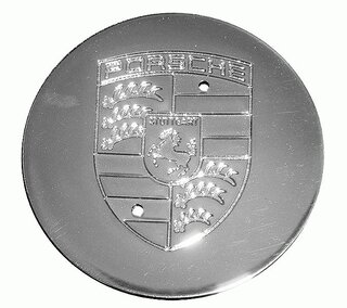 Nabendeckel  Kunststoff  - Verchromt - Koncav -