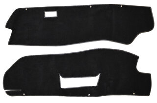 Trunk Carpet Set 911 / 930  1977-86 - Black - Sliverknit Velour