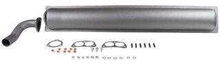 Sport Muffler 914 / 4  1.7 L and 1.8 L 1970-74 - Dansk - Painted Galvanized Steel
