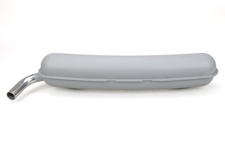 Sport Muffler 914 / 4  2.0 L  1972-74 - Dansk - Painted Galvanized Steel - Stainless Steel Tip