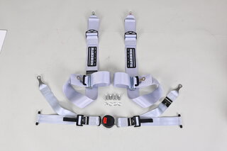 Schroth 4 Punkt Gurt Profi 2-FE ASM 75/50mm links silber FIA (Schraubbeschlag)