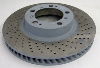 Bremsscheibe re. gelocht 996 GT3-Cup -01 Zentralverschluss 330x34mm