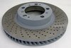 Bremsscheibe re. gelocht 996 GT3-Cup -01 Zentralverschluss 330x34mm