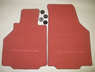 Original Fussmattensatz - 986 Boxster - Boxsterrot