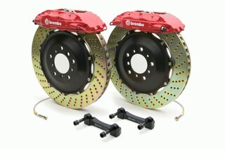 Sport Brake System - FRONT - BREMBO GT - 4 Piston - Cross Drilled - 355 x 32 mm