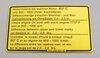 Engine Oil Level Decal / Sticker 911 SC 1978-80